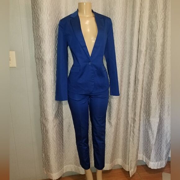 DOUBLE BREASTED BLAZER and matchin pants new 89th+MADISON - Picture 1 of 16